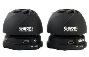 Moki Double BassBurger Portable Speaker Set (Black) N2