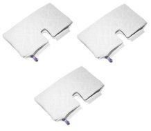 Astar &reg; Rectangle Microfiber Pad for Shark Pocket Steam Mop S3550 S3501 S3601 S3901 (2) N3
