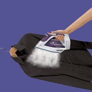 Hamilton Beach Durathon Digital Retractable Cord Iron, Purple N5