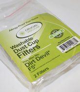 2 Dirt Devil F5 Washable Vacuum Filters Fit Dirt Devil F5 Filter For Scorpion Hand Vacs Models 08200, 8201, 08210... N5