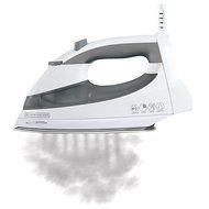 Black &amp; Decker F976 Quickpress Iron with Smart Steam Technology, White/Silver N5