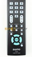 Sanyo LCD Plasma HDTV TV Remote Control GXBM Supplied with models: DP32640 DP42740 DP42841 DP46841 DP50741 N3