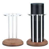 Stabl'R Speaker Stand for Amazon Echo - Protect Alexa and UE Boom - Walnut