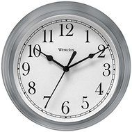 New WESTCLOX 46984A 9&quot; Decorative Wall Clock (Gray)