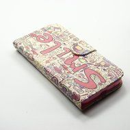 Alcatel One Touch Pop 3 Case,ikasus Colorful Painted Premium PU Leather Fold Wallet Pouch Case Flip Stand Credit... N19
