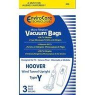 Hoover Style Y Microfiltration Vacuum Bags with Closure, 3 Pack
