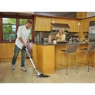 Black+Decker HFEJ415JWMF10 SMARTECH Cordless 16V Lithium 2-N-1 Floor Extension Stick Vacuum - White N11