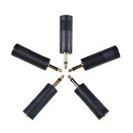 eBoot Stereo Jack Adapter 3.5 mm (1/ 8 Inch) Male to 6.35 mm (1/ 4 Inch) Female Audio Converter Adaptor, 5 Pieces N3