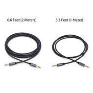 Poweradd Nylon Braided Stereo Audio Cable (3.3ft / 1m) Gold Plated Tangle-Free 3.5mm Male to Male AUX Cable for... N6