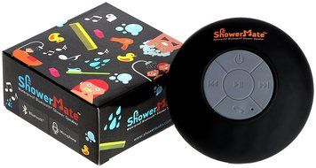 Shower-Mate S4 Water Resistant Built-in Hands-Free Bluetooth Portable Shower Speaker for Smartphones and Tablets... N11