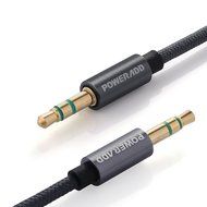 Poweradd Nylon Braided Stereo Audio Cable (3.3ft / 1m) Gold Plated Tangle-Free 3.5mm Male to Male AUX Cable for... N7