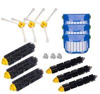 I-clean Replacement Roomba Vacuum Cleaning Accessories for Roomba 770, 780, 650, 790, Bristle &amp; Flexible Beater...