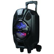 SuperSonic IQsound Wireless Bluetooth Portable DJ Speaker System, 8-Inch High Efficiency Woofer with LED Lights N2