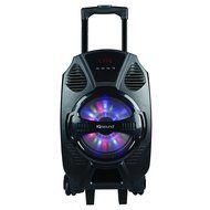 SuperSonic IQsound Wireless Bluetooth Portable DJ Speaker System, 8-Inch High Efficiency Woofer with LED Lights N3