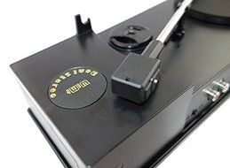 USB Portable Mini Phonograph 33/45RPM Turntable Vinyl Record Player Converts Vintage Turntables Vinyl LP Audio... N4