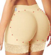 Women Lace Padded Seamless Butt Hip Enhancer Shaper Panties Underwear N9