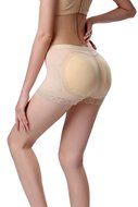 Women Lace Padded Seamless Butt Hip Enhancer Shaper Panties Underwear N10