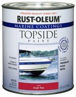 Rust-Oleum 207004 Marine Topside Paint, Bright Red, 1-Quart by Rust-Oleum