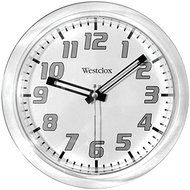 New WESTCLOX 32004 7.75&quot; Translucent Wall Clock (White)
