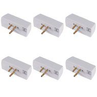 GE 52203 Grounding Triple Tap, White N2