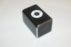 Rectangular FM Radio with Dual Speakers (Black) N3