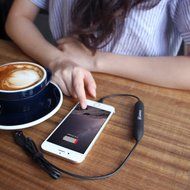 Jackery Jewel iPhone Charger Apple MFI Certified Lightning Power Cable with Built-In Compact External Portable... N5