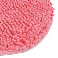 Kingfansion Bedroom Door Mat Heart Shaped Carpet Fluffy Chenille Rug Cushion (Purple) N16