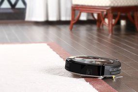 Robot Vacuum Cleaner Loomin A325 Auto Slim Anti Fall Floor Robotic Cleaner (A325-Black) N8