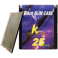 New KHYPERMEDIA K-CDPSSBK-25P Slim Jewel Cases, 25 pk