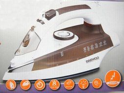 Daewoo DSI-9255 2200-watt Auto-Shut Off Steam Iron, 220V N5