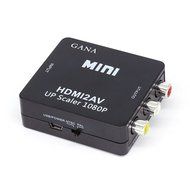 HDMI to AV,GANA 1080P HDMI to AV 3RCA CVBs Composite Video Audio Converter Adapter Supporting PAL/NTSC with USB...