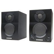 Audio-Technica AT-LP60BK-BT Bluetooth Automatic Turntable (Black) w/ Samson BT3 Active 2-way Bluetooth Monitors