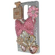 Spritech(TM) Bling Clear Phone Case For LG spirit h440 C70/LG Escape 2/LG Logos/LG Spirit 4G LTE,3D Handmade Silver... N55