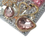 Spritech(TM) Bling Clear Phone Case For LG spirit h440 C70/LG Escape 2/LG Logos/LG Spirit 4G LTE,3D Handmade Silver... N57