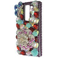 Spritech(TM) Bling Clear Phone Case For LG spirit h440 C70/LG Escape 2/LG Logos/LG Spirit 4G LTE,3D Handmade Silver... N58
