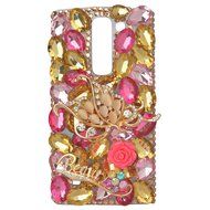 Spritech(TM) Bling Clear Phone Case For LG spirit h440 C70/LG Escape 2/LG Logos/LG Spirit 4G LTE,3D Handmade Silver... N59