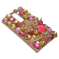 Spritech(TM) Bling Clear Phone Case For LG spirit h440 C70/LG Escape 2/LG Logos/LG Spirit 4G LTE,3D Handmade Silver... N60
