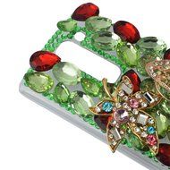 Spritech(TM) Bling Clear Phone Case For LG spirit h440 C70/LG Escape 2/LG Logos/LG Spirit 4G LTE,3D Handmade Silver... N62