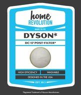 Dyson DC17 911235-01 HEPA Comparable Washable Re-usable Post Filter Replacement. Home Revolution Brand. N2