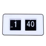 Erasky Modern Retro Auto Flip Clock Desk Table File Down Page Clock N2