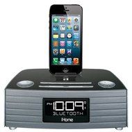 iHome Bluetooth Compact Stereo Dual Alarm Clock Radio with Large Easy to Read Backlit Display N9