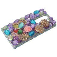 Spritech(TM) Bling Clear Phone Case For LG spirit h440 C70/LG Escape 2/LG Logos/LG Spirit 4G LTE,3D Handmade Silver... N68