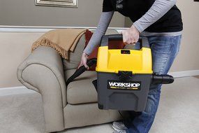 WORKSHOP Wet Dry Vac WS0300VA Portable Wet Dry Vacuum Cleaner, 3-Gallon Small Shop Vacuum Cleaner, 3.5 Peak HP... N5
