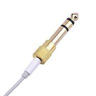 eBoot 3.5 mm Socket to 6.35 mm Jack Plug Audio Stereo Adaptor 6.35 mm 1/ 4 inch Headphone Adapter, 5 Pack N3