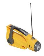 Portable Dynamo Solar Hand Crank Radio 3-Way Powered Solar Power,Dynamo Crank, Wind Up Emergency SOS AM/FM Alert...