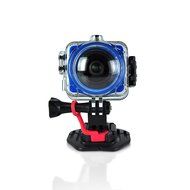 Gear Pro Waterproof Sports Action Camera 360 Degree Panoramic 8MP and 1080P HD With 1.5 inch LCD Screen (Blue) N10