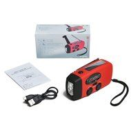 ODOLAND Emergency NOAA Weather Radio with Flashlight - Solar Hand Crank Self Powered AM/FM/NOAA Radio with LED... N8