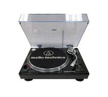 Audio-Technica AT-LP120-USB Turntable w/ Samson BT3 Monitors &amp; Knox Carbon Fiber Brush Cleaner N2