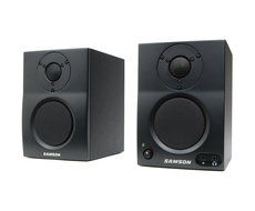 Audio-Technica AT-LP120-USB Turntable w/ Samson BT3 Monitors &amp; Knox Carbon Fiber Brush Cleaner N3