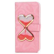iPhone SE Case, iPhone 5/5S Case,YOKIRIN Stand Wallet Premium PU Leather with Handmade Flowing Glitter Liquid... N33